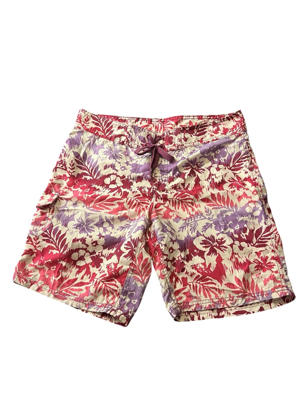 Kanu Surf Pink & Purple Floral Women’s Swim Board Shorts Size 10 NWT